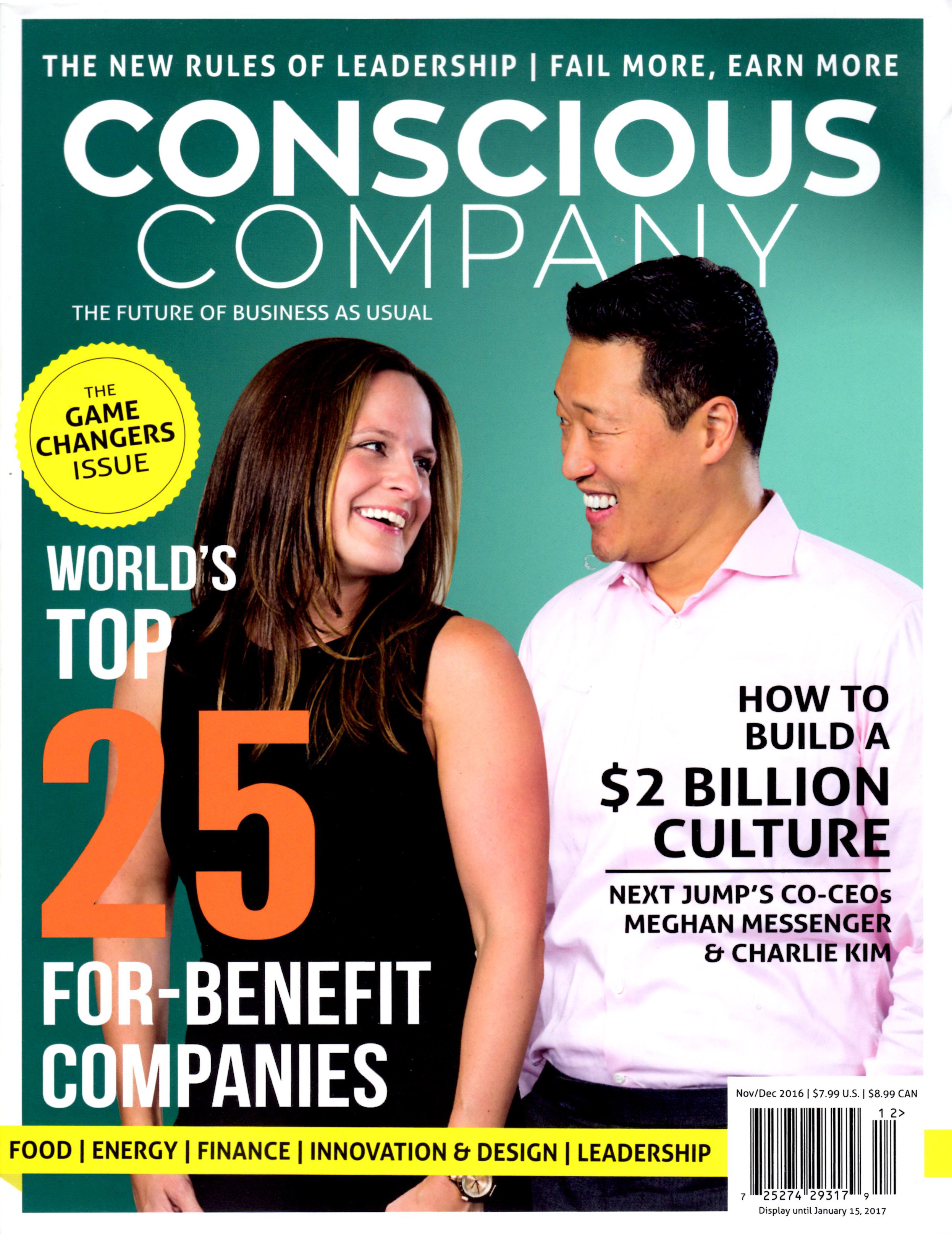 Conscious Company Magazine cover