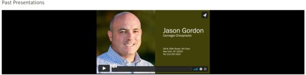 Chiropractor Jason Gordon Speaker Headshot