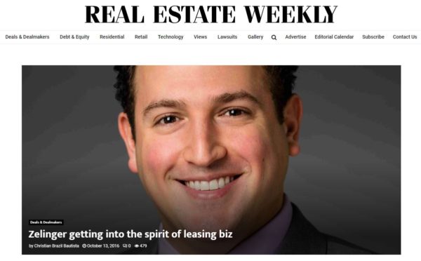 Eliot Zelinger Real Estate Weekly Cover
