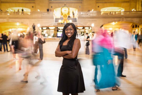 Environmental Portrait of Entrepreneur in Grand Central