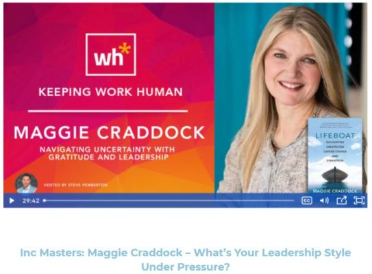 Inc Masters Interview with author Maggie Craddock