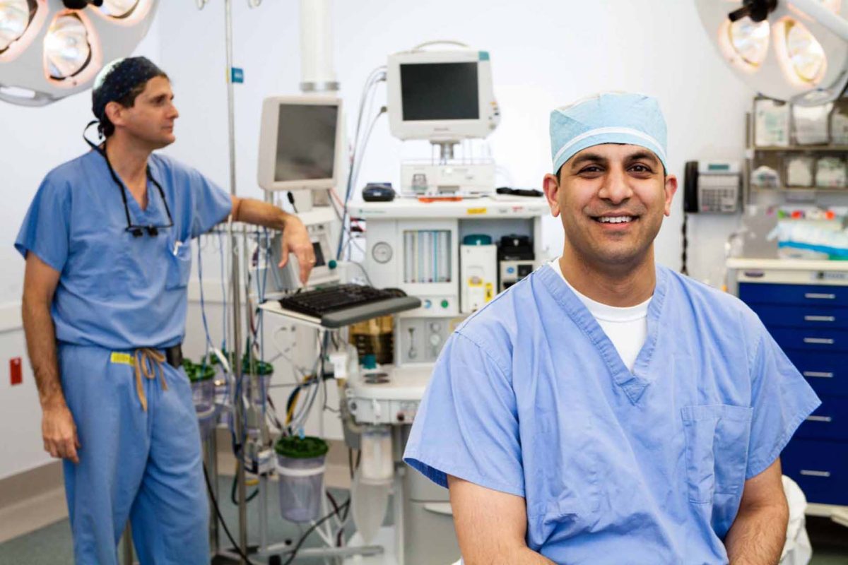 Photo shoot with healthcare workers (doctors in scrubs)