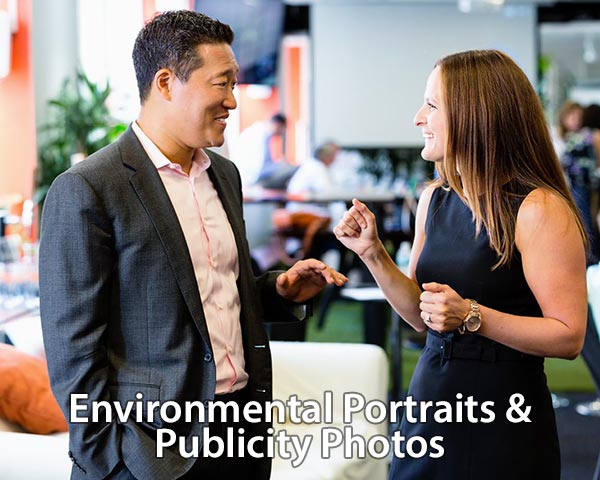 Environmental Portraits & Publicity Photos