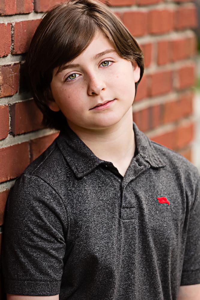 Young actor's headshots